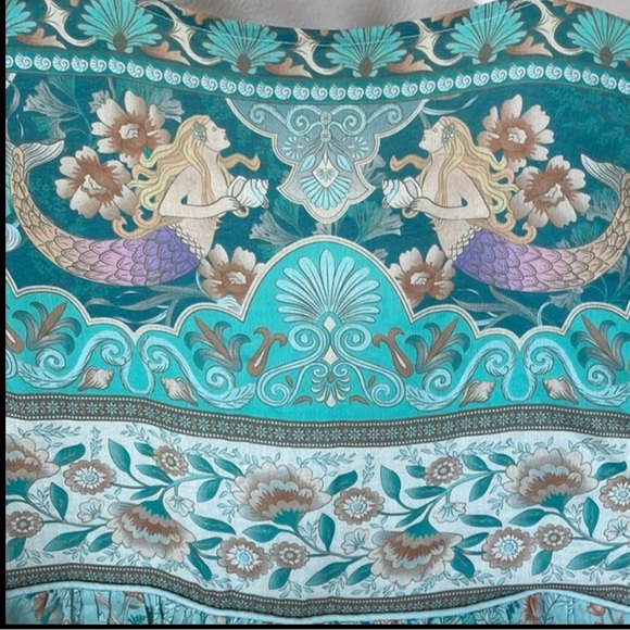 Spell & the Gypsy | Seashell boho midi dress in seafoam - Picture 16 of 16